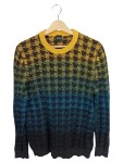 Vorschaubild 1 von Pullover Herren Gr. 50 L Mehrfarbig Farbverlauf Baumwolle Wolle