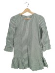 Vorschaubild 1 von Mädchen Blusenkleid Kleid Gr. 152 Blau Gestreift Casual Baumwolle