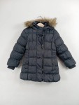 Vorschaubild 3 von Winterjacke Kinder Gr. 104 Schwarz Polyester Uni Casual Langarm