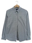 Vorschaubild 1 von Freizeithemd Herren Blau Florales Muster Gr. 40 L Langarm Casual