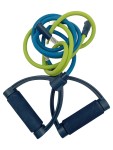 Vorschaubild 1 von Widerstandsband mit Griffen Fitnessband Expander Blau Grün