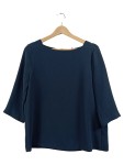 Vorschaubild 1 von Damen Top Blau Gr. 40 L 3, 4-Arm Basic