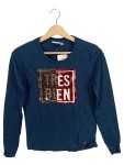 Vorschaubild 1 von Pullover Langarmshirt Kinder Blau Gr. 176 Pailletten Tres Bien