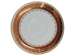 Vorschaubild 1 von Unterteller Porzellan Weiß Goldrand 13,5 cm Klassisch
