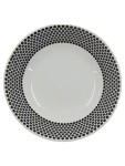 Vorschaubild 1 von Müslischale Schüssel Porzellan Weiß Schwarz Gepunktet 14, 5cm
