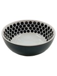 Vorschaubild 1 von Dekoschale Schale Porzellan Schwarz Weiß Gepunktet 12cm Modern
