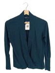 Vorschaubild 1 von Wickelpullover Langarm Petrol Damen Gr. 36 S Casual