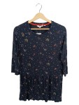 Vorschaubild 1 von Damen Freizeitkleid Gr. 38 M Blau Punkte Modal Casual