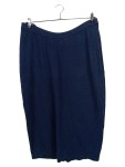 Vorschaubild 1 von Bleistiftrock Damen Blau Gr. 50 Maxirock Viskose