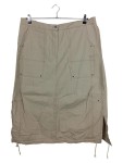 Vorschaubild 1 von Cordrock Maxirock Beige Gr. 50 Casual Baumwolle