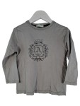 Vorschaubild 1 von Pullover Langarmshirt Grau Wappen-Print Gr. 116 Casual