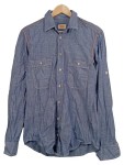Vorschaubild 1 von Orange Herren Freizeithemd Gr. 46 S Blau Baumwolle Langarm