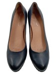 Vorschaubild 1 von Damen Pumps Blau Gr. 40.5 Leder Klassisch