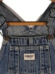 Vorschaubild 4 von Jeanskleid Kinder Blau Gr. 110 Baumwolle Uni Casual Freizeit