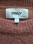 Vorschaubild 2 von Damen Pullover Rosa Gr. 36 S Casual Meliert Langarm