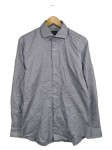 Vorschaubild 1 von Herren Business Hemd Blau Kariert Langarm Gr. 52 Slim Fit Baumwolle
