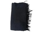 Vorschaubild 1 von Schal Damen Schwarz Wolle Fransen 172x74 cm Casual