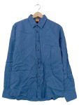 Vorschaubild 1 von Freizeithemd Herren Blau Gr. 48 M Regular Fit Leinen Langarm
