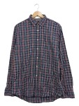 Vorschaubild 1 von Herren Freizeithemd Hemd Kariert Blau Rot Gr. 50 L Langarm