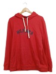Vorschaubild 1 von Herren Kapuzenpullover Rot Gr. 50 L Logo-Print Casual