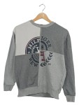 Vorschaubild 1 von Sweatshirt Pullover Kinder Gr. 152 Grau Patchwork Logo