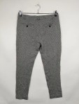 Vorschaubild 2 von Stoffhose Damen Gr. 38 W29 Schwarz Fischgrätenmuster Klassisch
