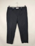 Vorschaubild 3 von Damen Anzughose Blau Gold Gestreift Gr. 40 W31 Business