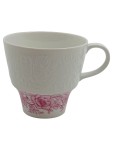 Vorschaubild 1 von Tasse Porzellan Weiß Blumenmuster Klassisch 8 cm