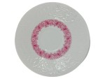Vorschaubild 1 von Kuchenteller 12er Set Porzellan Weiß Pink Blumen 16cm
