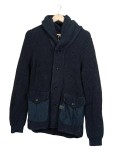Vorschaubild 1 von Herren Strickjacke Blau Gr. 50 L Casual Baumwolle