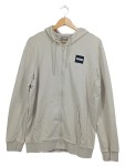 Vorschaubild 1 von Sweatjacke Herren Beige Gr. 48 M Kapuze Reißverschluss Logo Sportlich