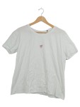 Vorschaubild 1 von Damen T-Shirt Weiß Herz Stickerei Gr. 52 Kurzarm Basic