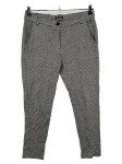 Vorschaubild 1 von Stoffhose Damen Gr. 38 W29 Schwarz Fischgrätenmuster Klassisch