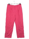 Vorschaubild 1 von Damen Stoffhose Pink Gr. 44 W35 XXL Wolle Elegant Falten
