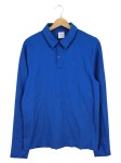 Vorschaubild 1 von Herren Langarm Poloshirt Blau Gr. 48 M Casual