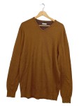 Vorschaubild 1 von Herren Pullover V-Ausschnitt Braun Gr. 54 XXL Baumwolle