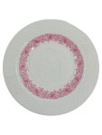 Vorschaubild 1 von Essteller Set 10-teilig Porzellan Weiß Rosa Blumen 22 cm