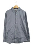 Vorschaubild 1 von Herren Freizeithemd Blau Meliert Slim Fit Button-Down Gr. 54 XXL