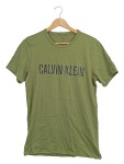 Vorschaubild 1 von Herren T-Shirt Logo Print Oliv Gr. 46 S Casual Baumwolle