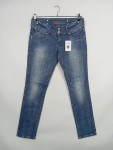 Vorschaubild 2 von High Waist Jeans Damen Blau Größe 40 W31