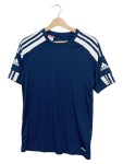 Vorschaubild 1 von AEROREADY Sport Shirt T-Shirt Blau Streifen Logo Kinder Gr. 176