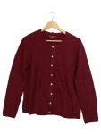 Vorschaubild 1 von Strickjacke Damen Rot Gr. 40 L Casual Baumwolle