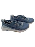Vorschaubild 1 von Sneaker low Damen Blau Streifen Gr. 38.5 Sportlich Schnürung Textil