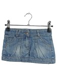 Vorschaubild 1 von Jeansrock Blau Gr. 108/110 Faltenrock Denim Minirock Kinder