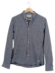 Vorschaubild 1 von Denim Herren Business Hemd Blau Meliert Langarm Gr. 46, S