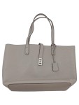 Vorschaubild 1 von Shopper Tasche Grau Leder Damen