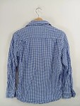 Vorschaubild 2 von Trachtenhemd Karo Blau-Weiß Gr. 46 Langarm