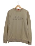 Vorschaubild 1 von Damen Pullover Sweatshirt Beige Gr. 40 L Schriftzug Casual