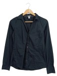 Vorschaubild 1 von Damen Hemdbluse Schwarz Gr. 36 Klassisch Baumwolle Langarm