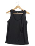 Vorschaubild 1 von Damen Top Schwarz Gr. 64 Ärmellos mit Raffung